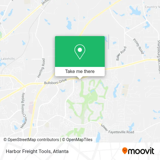 Harbor Freight Tools map