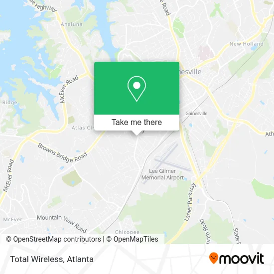 Total Wireless map