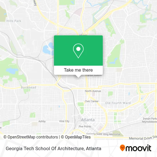 Georgia Tech School Of Architecture map