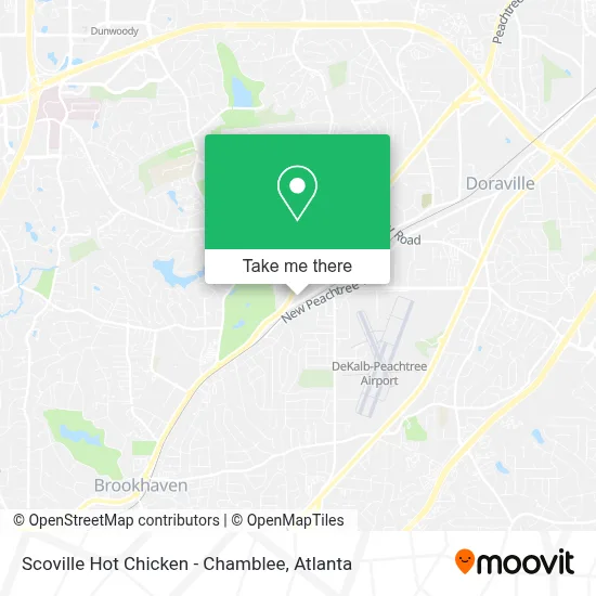 Scoville Hot Chicken - Chamblee map