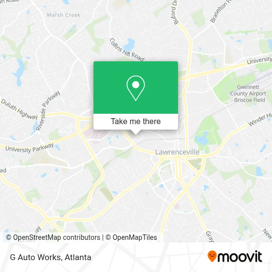 G  Auto Works map