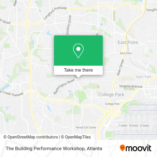 The Building Performance Workshop map