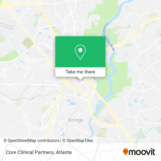 Core Clinical Partners map