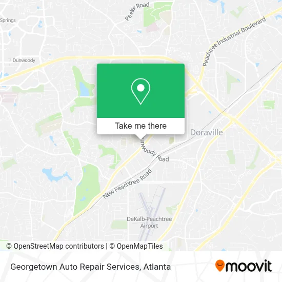 Georgetown Auto Repair Services map