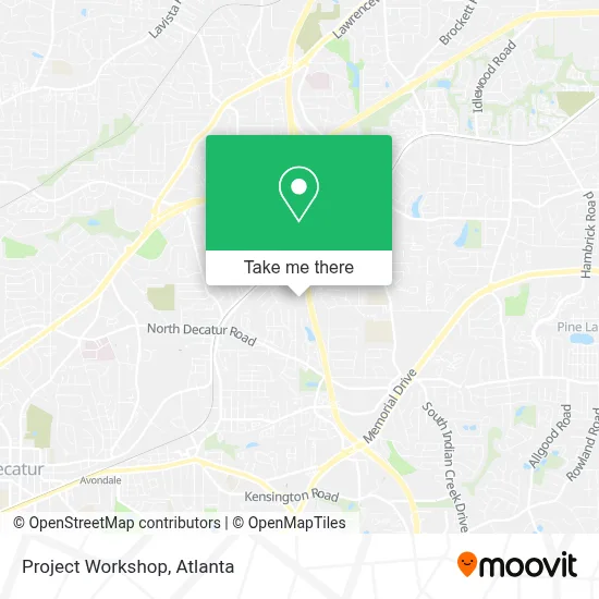 Project Workshop map