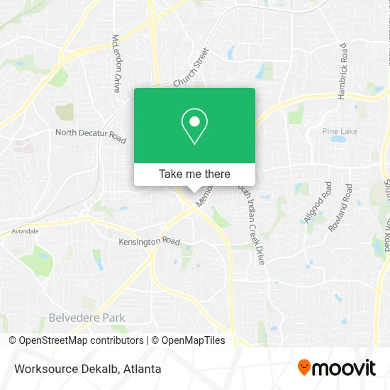 Worksource Dekalb map