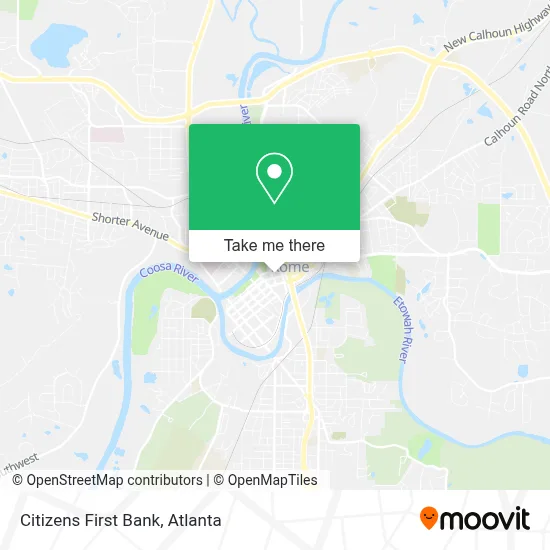 Citizens First Bank map