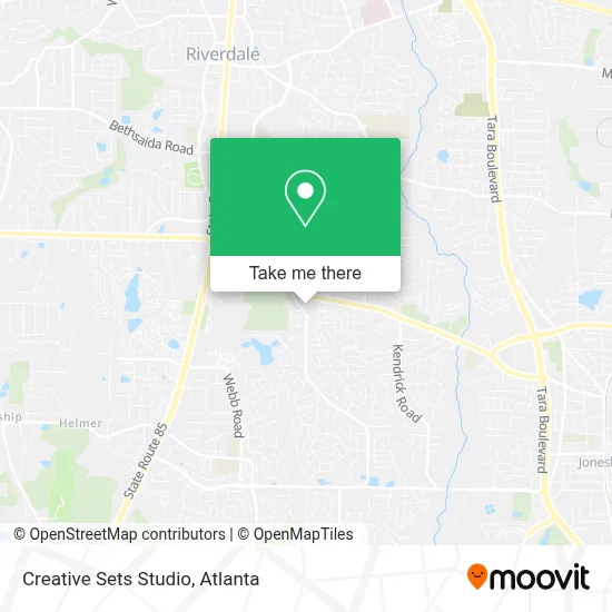 Creative Sets Studio map