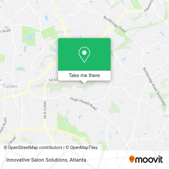 Innovative Salon Solutions map