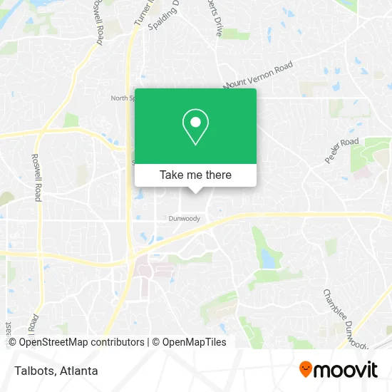 Talbots map