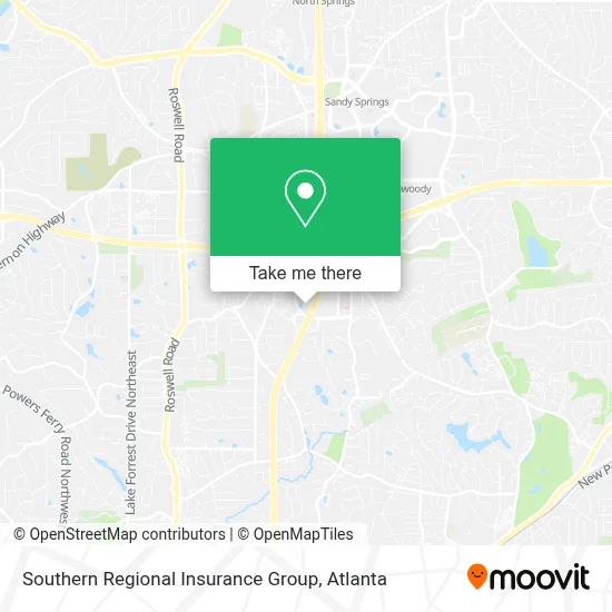 Southern Regional Insurance Group map