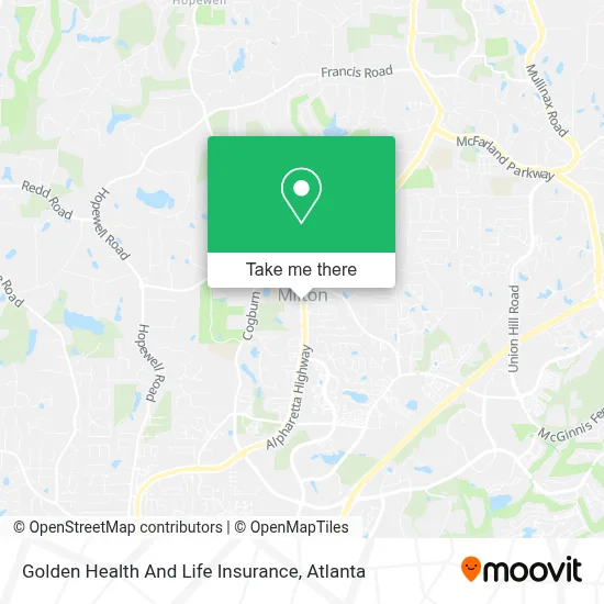 Golden Health And Life Insurance map