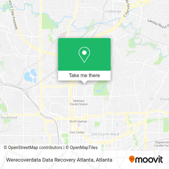 Werecoverdata Data Recovery Atlanta map