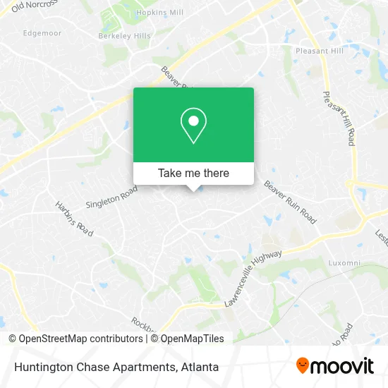 Huntington Chase Apartments map