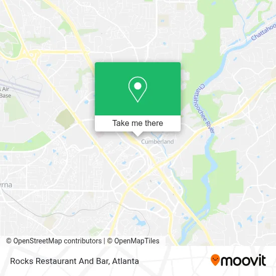 Rocks Restaurant And Bar map