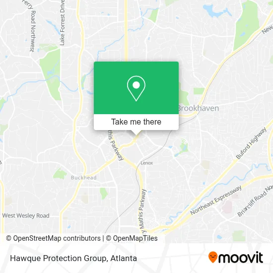Hawque Protection Group map