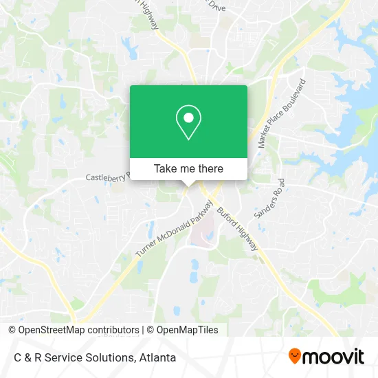 C & R Service Solutions map