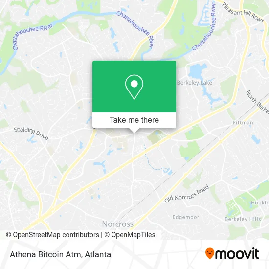 Athena Bitcoin Atm map