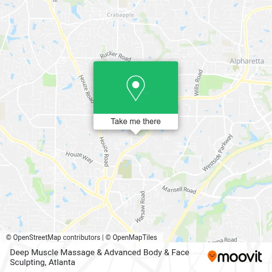 Deep Muscle Massage & Advanced Body & Face Sculpting map