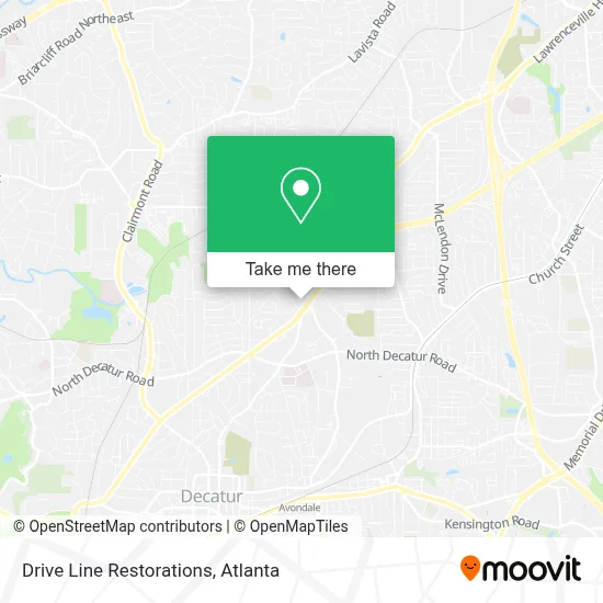 Drive Line  Restorations map