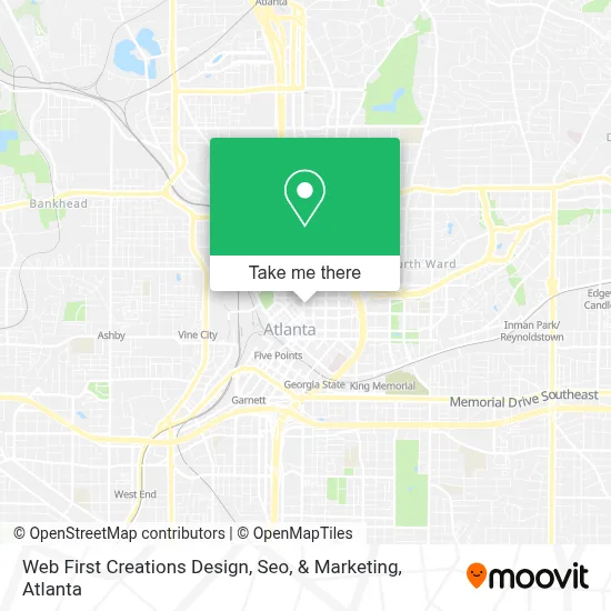 Web First Creations Design, Seo, & Marketing map