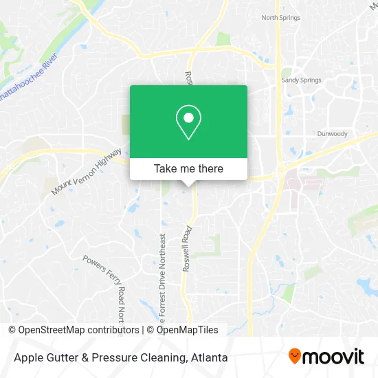Apple Gutter & Pressure Cleaning map