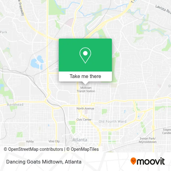Dancing Goats Midtown map