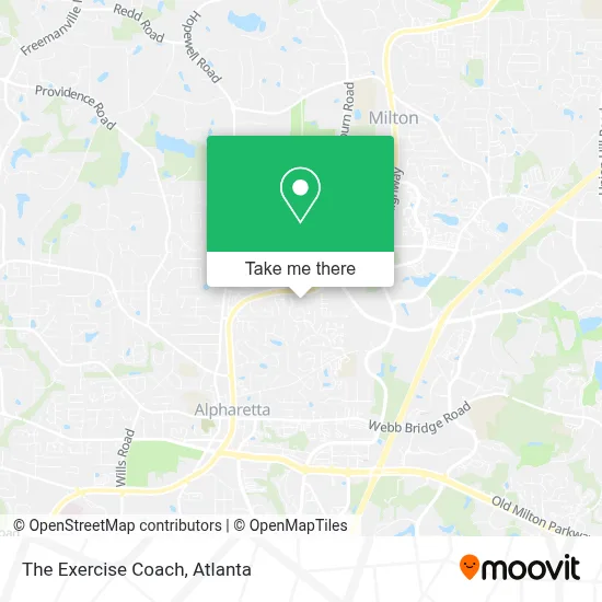 The Exercise Coach map