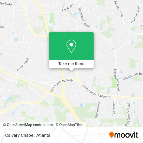 Calvary Chapel map
