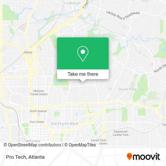 Pro Tech map