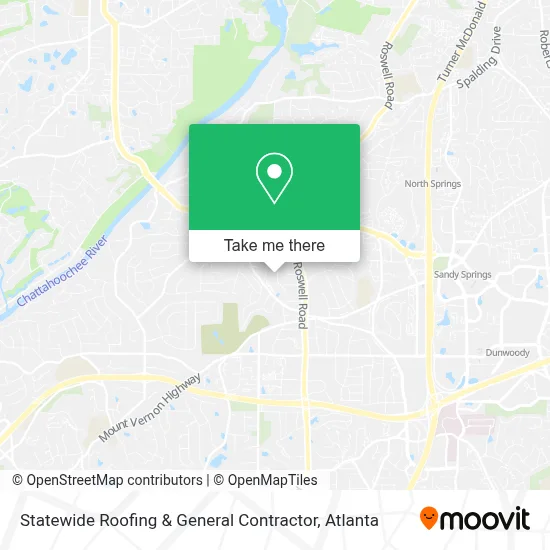Statewide Roofing & General Contractor map
