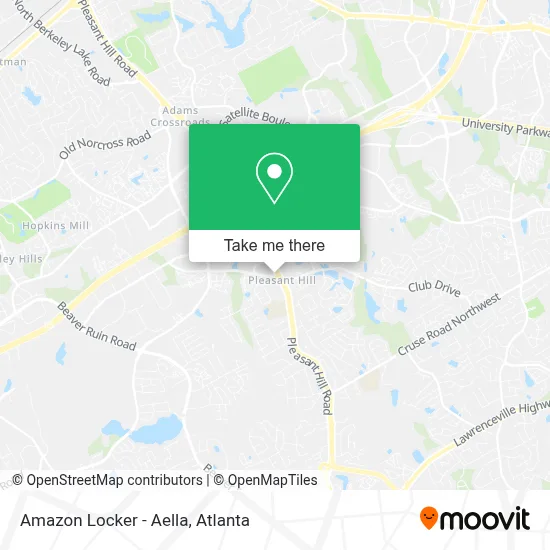 Amazon Locker - Aella map