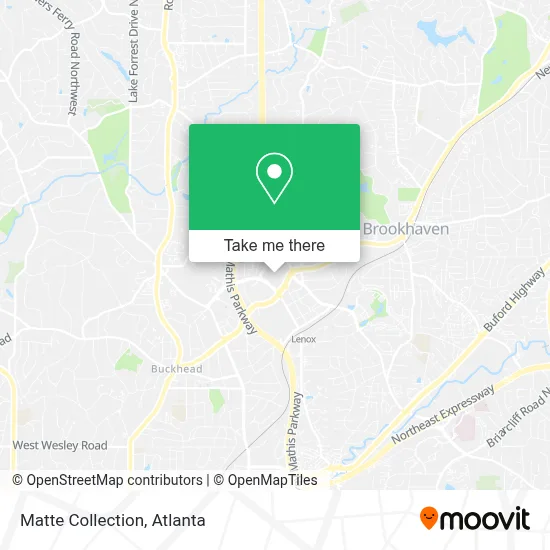 Matte Collection map