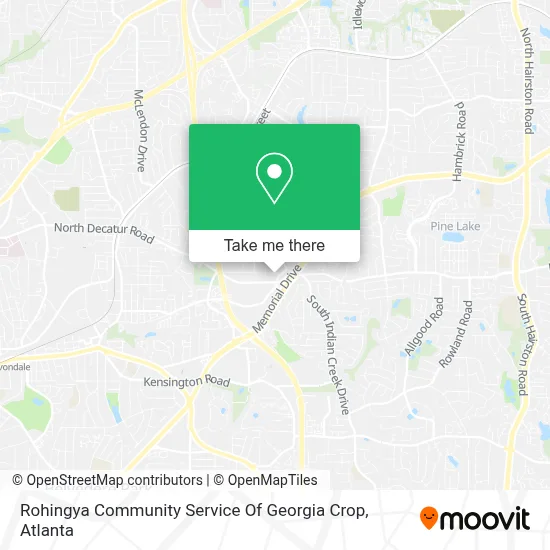 Rohingya Community Service Of Georgia Crop map