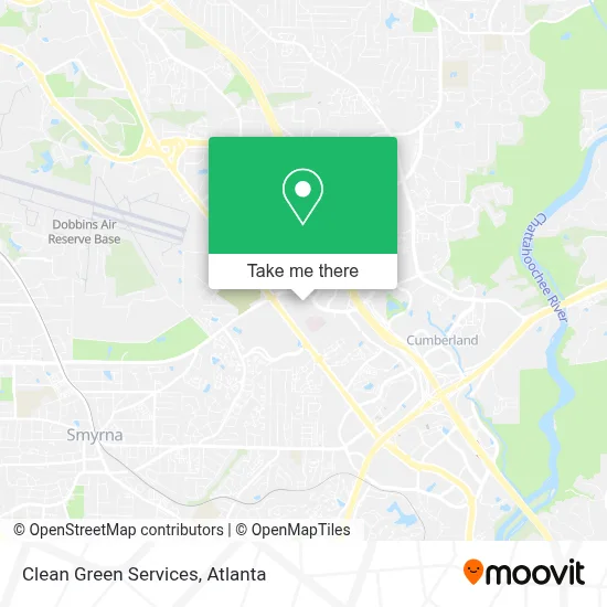 Clean Green Services map