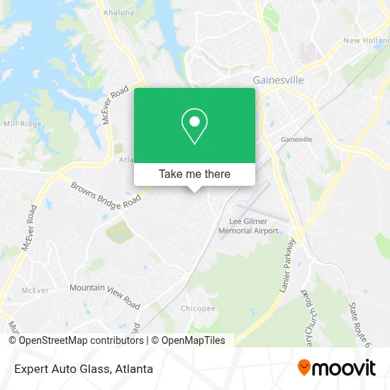 Expert Auto Glass map