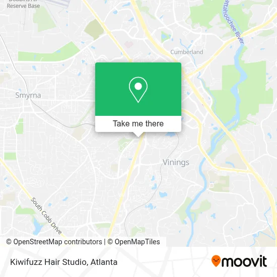 Kiwifuzz Hair Studio map