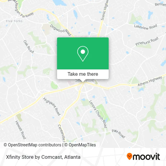 Xfinity Store by Comcast map