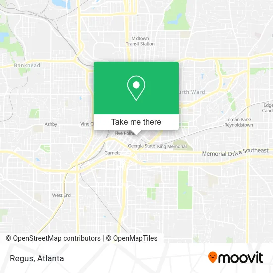 Regus map