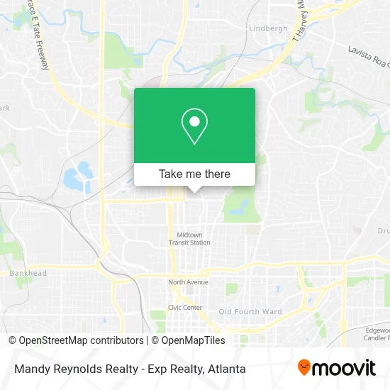 Mandy Reynolds Realty - Exp Realty map