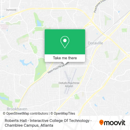 Roberts Hall - Interactive College Of Technology - Chamblee Campus map