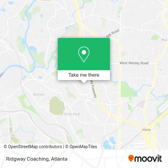 Ridgway Coaching map