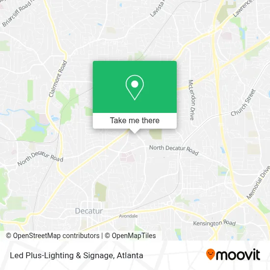 Led Plus-Lighting & Signage map