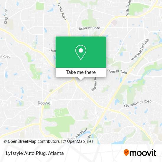 Lyfstyle Auto Plug map