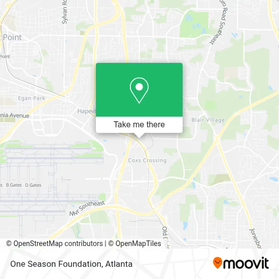 One Season Foundation map