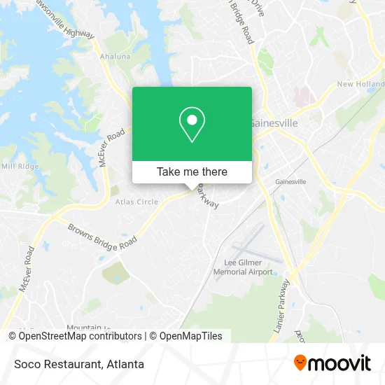Soco Restaurant map