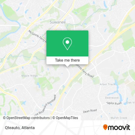 Qteauto map