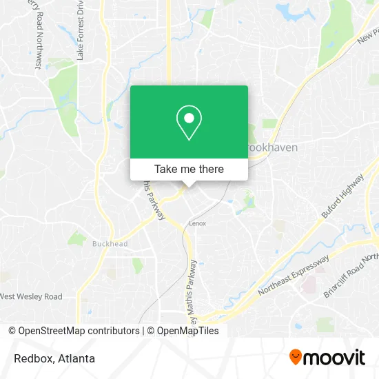 Redbox map