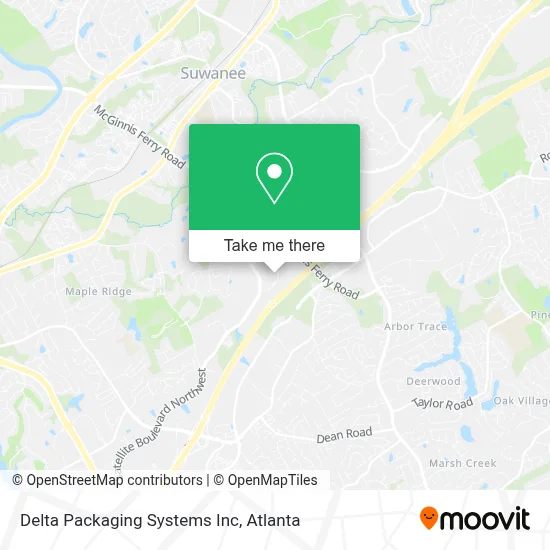 Delta Packaging Systems Inc map