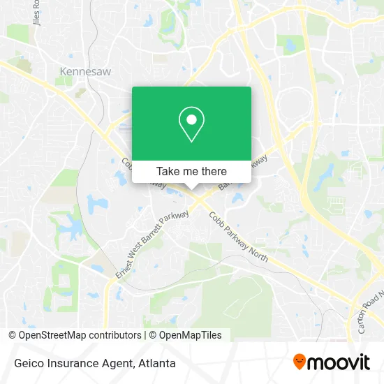 Geico Insurance Agent map